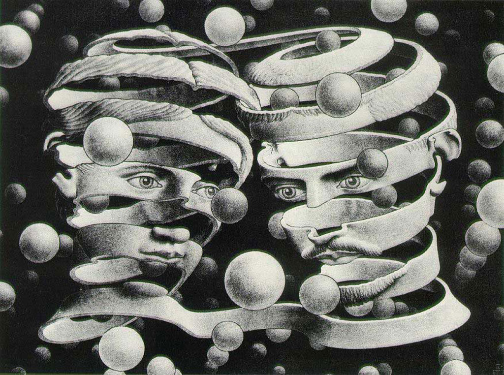 Bond of Union, M.C. Escher, 1956