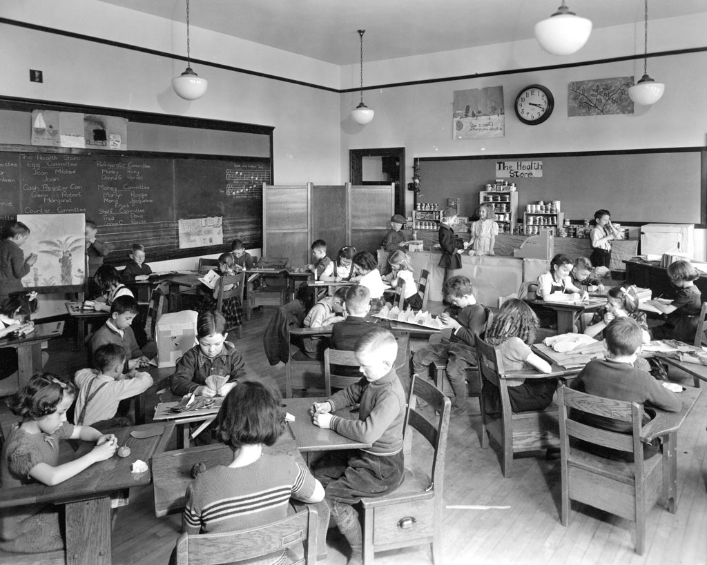American Classroom from the 1950s