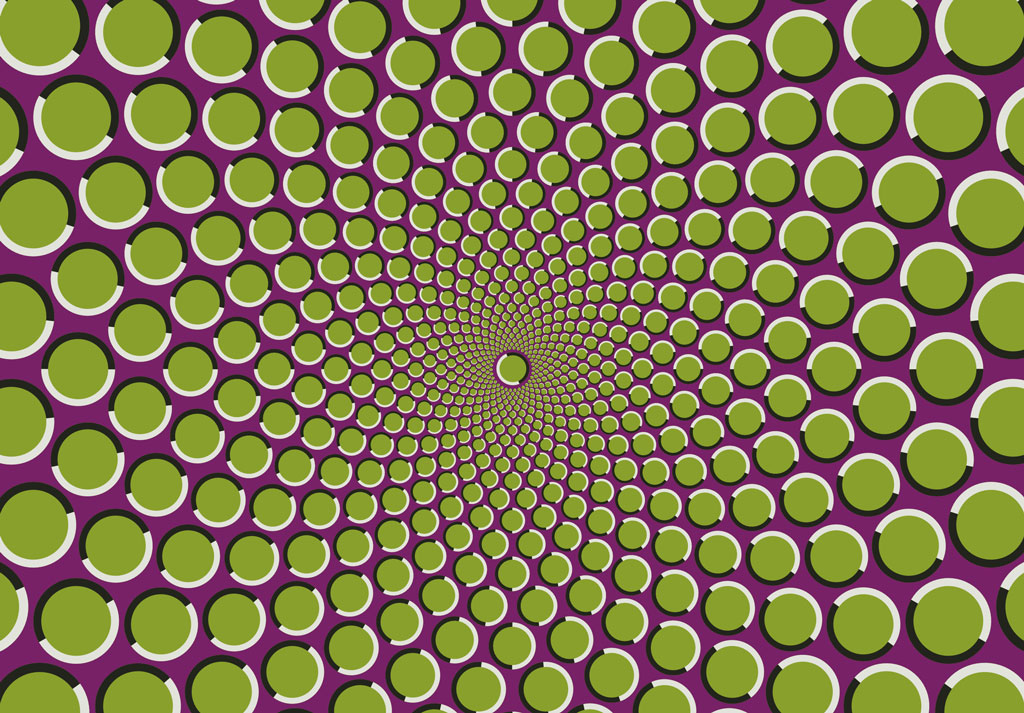 Green and Purple Geometric Pattern