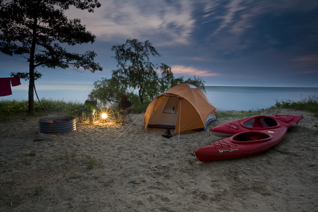 Pure MichiganImage, Kayaking Campers