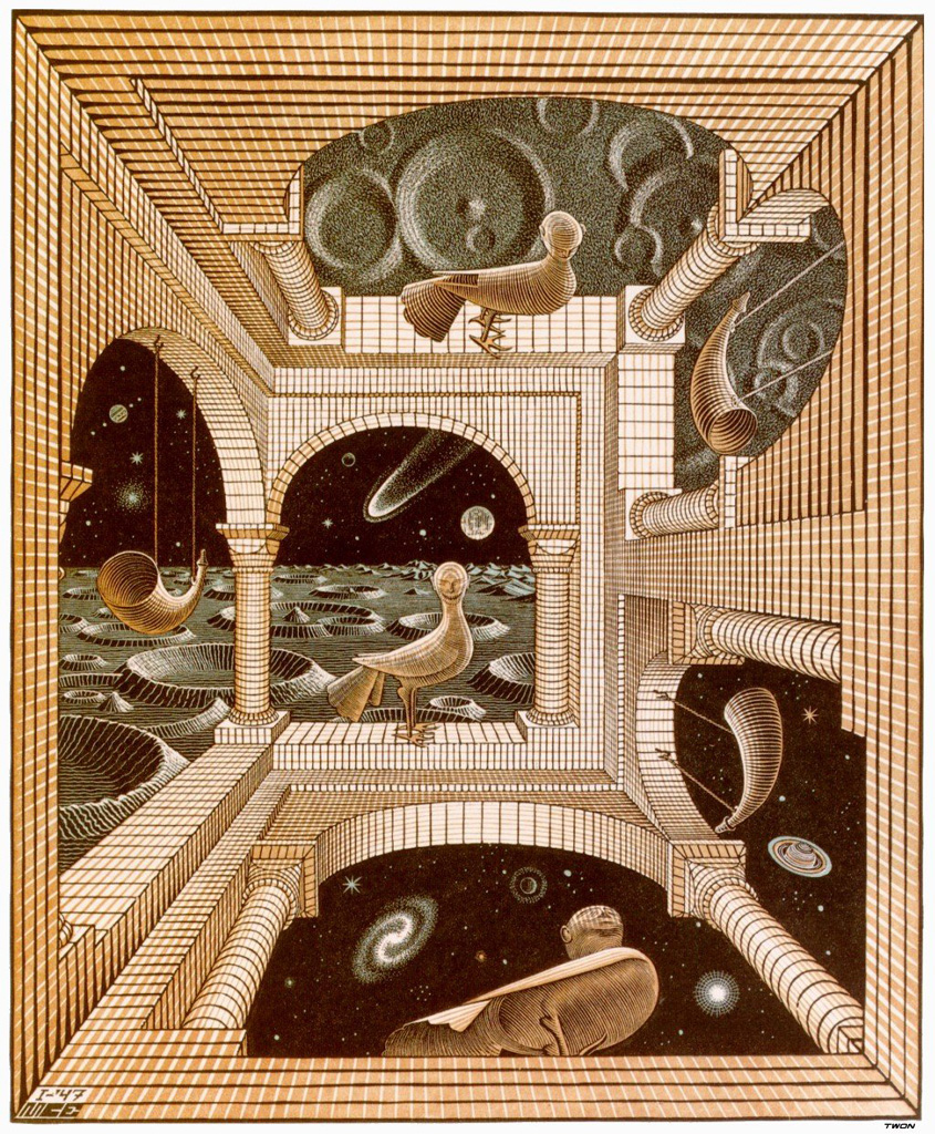 Other World by M.C. Escher