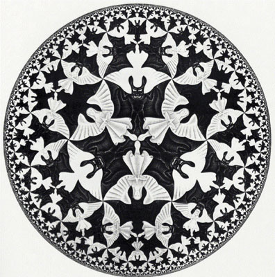 Circle Limit IV, M.C. Escher