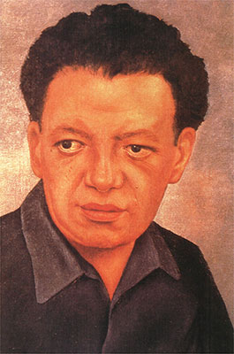 Diego Rivera by Frida Kahlo, 1937