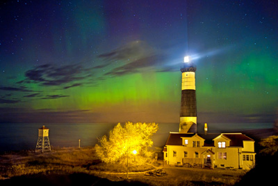 Northern Lights at Big Sable Point Todd and Brad Reed Photography