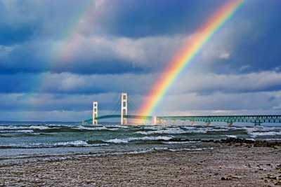 Rainbow over the Mighty Mac Todd and Brad Reed Photography