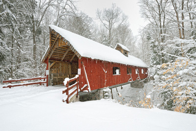 Covered Bridge in Winter, John McCormick