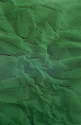 Green Fold Abstract