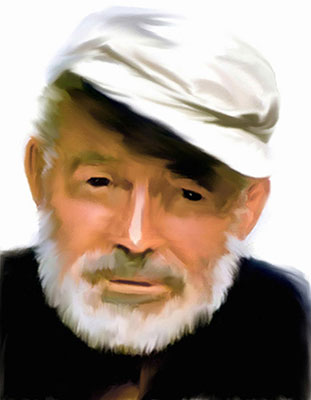 Ernest Hemingway by David Pucciarelli
