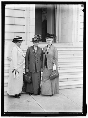 Jane Addams, Juila Lathrop and Mary McDowell, 1913