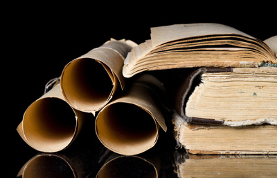 Scroll and Books