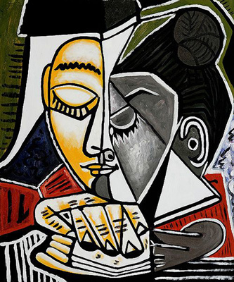 Tete d'une Femme Lisant, Pablo Picasso