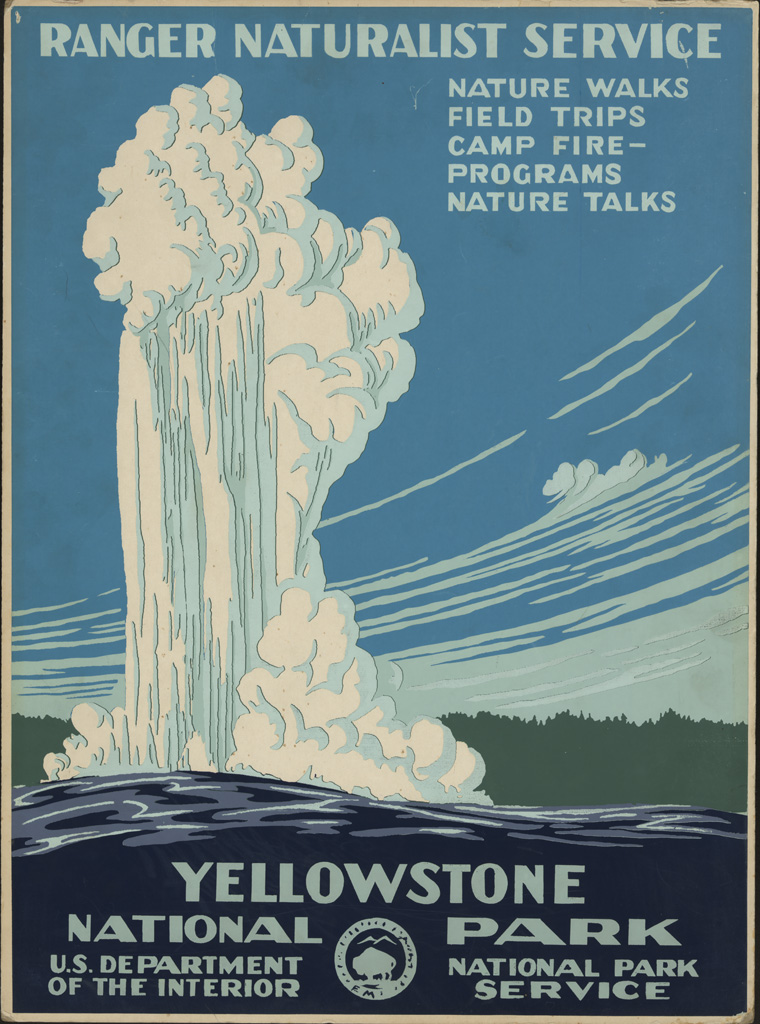 WPA Poster - Yellowstone National Park