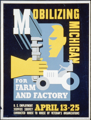 WPA Poster - Mobilizing Michigan