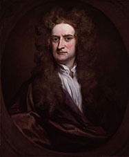 Issac Newton (1642-1727), Painting by Sir Godfrey Kneller