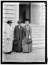 Jane Lathrop, Jane Addams, and Mary McDowell Washington, DC, 1913 