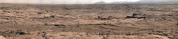 Mars Panoramic View from Rocknest