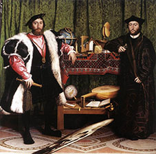 The Ambassadors, 1533, Hans Holbein the Younger