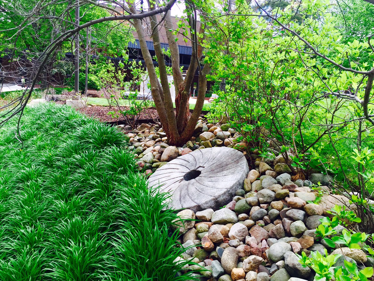 Grindstone sculpture