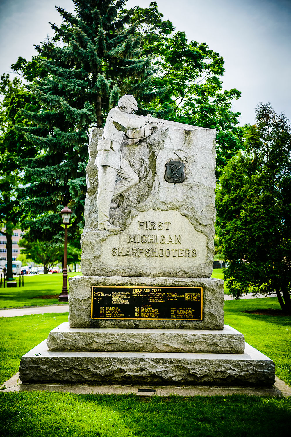 First Michigan Sharpshooters Monument sculpture
