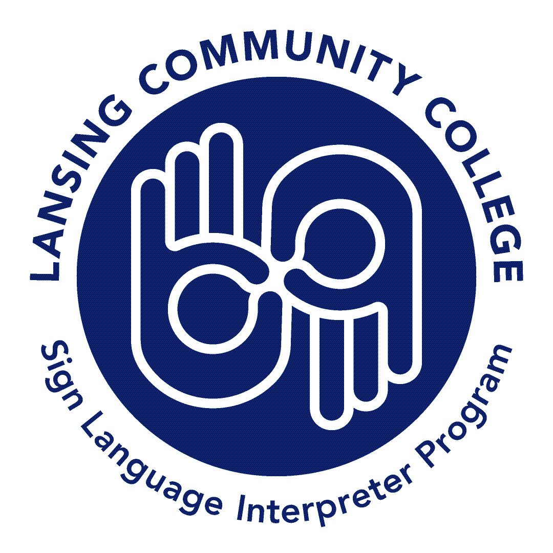 Lansing Community College Sign Language Interpreter Program graphic emblem