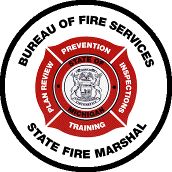 Michigan Fire Fighter's Training Council - Bureau of Fire Services State Fire Marshal logo