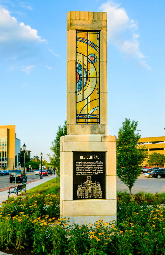 sculptures on lcc's campus