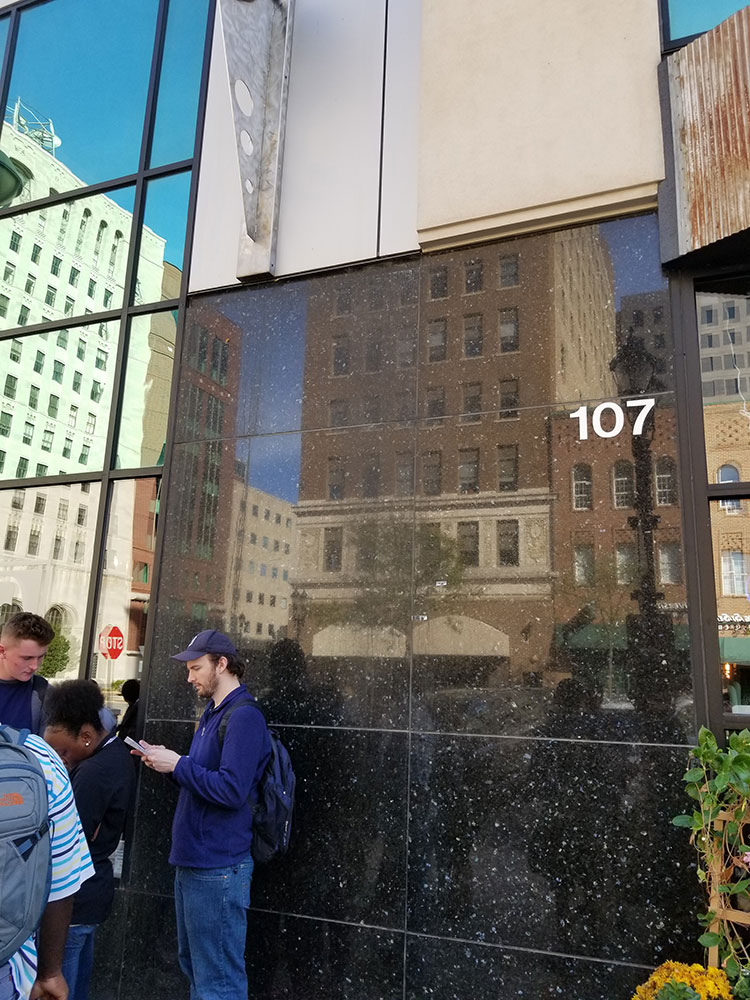 geology class photos - downtown lansing buildings