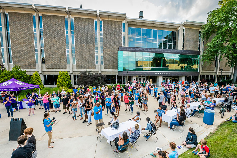 New student kickoff event in Fall 2021