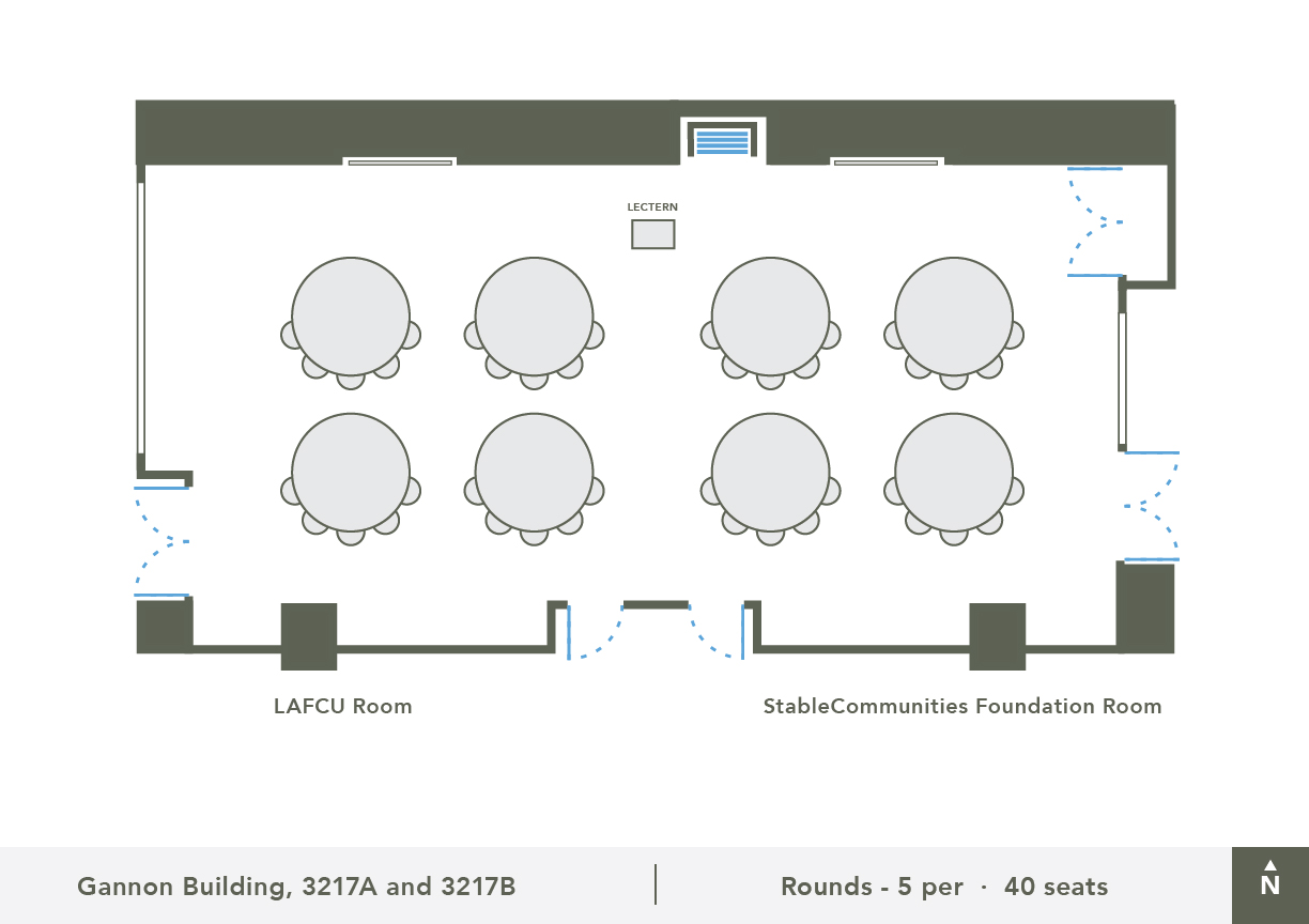LAFCU and StableCommunities Foundation Rooms 5 per 40 seats