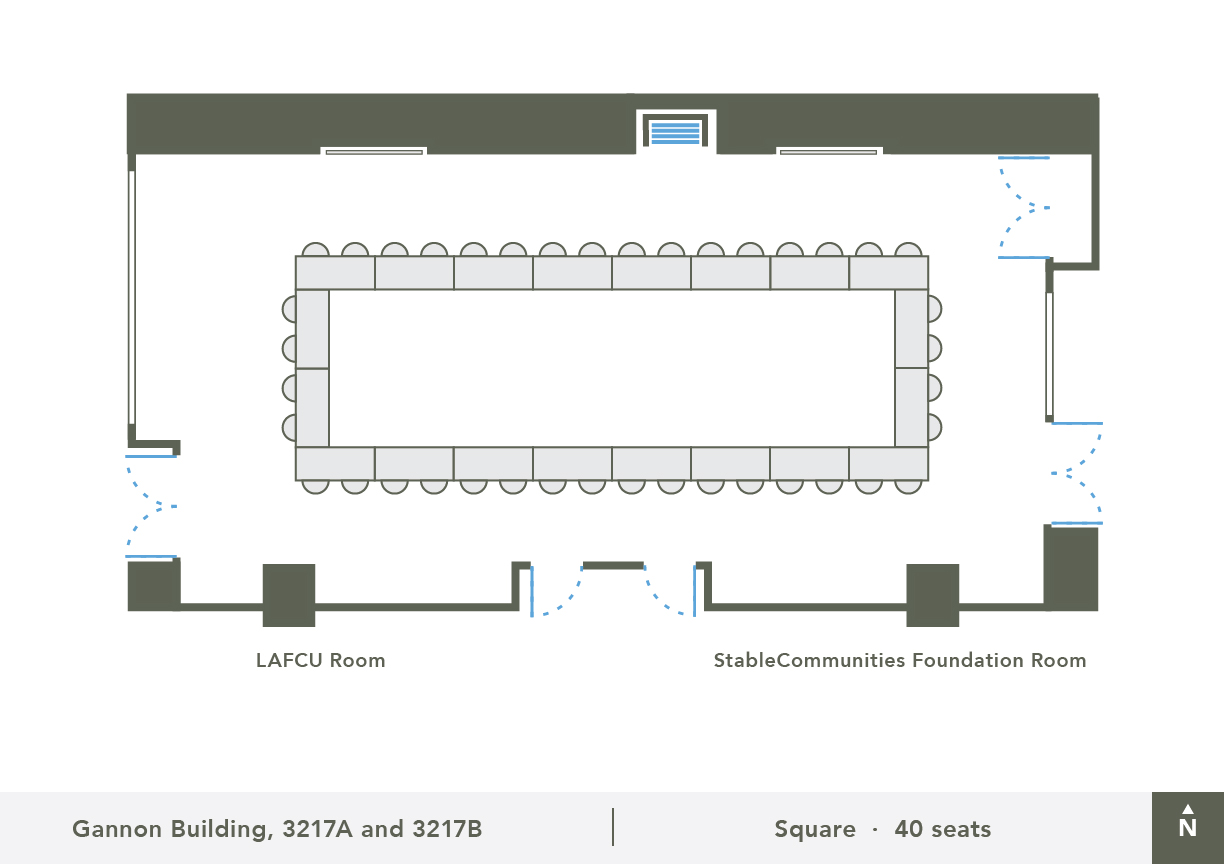 LAFCU and StableCommunities Foundation Hollow Square 40 seats