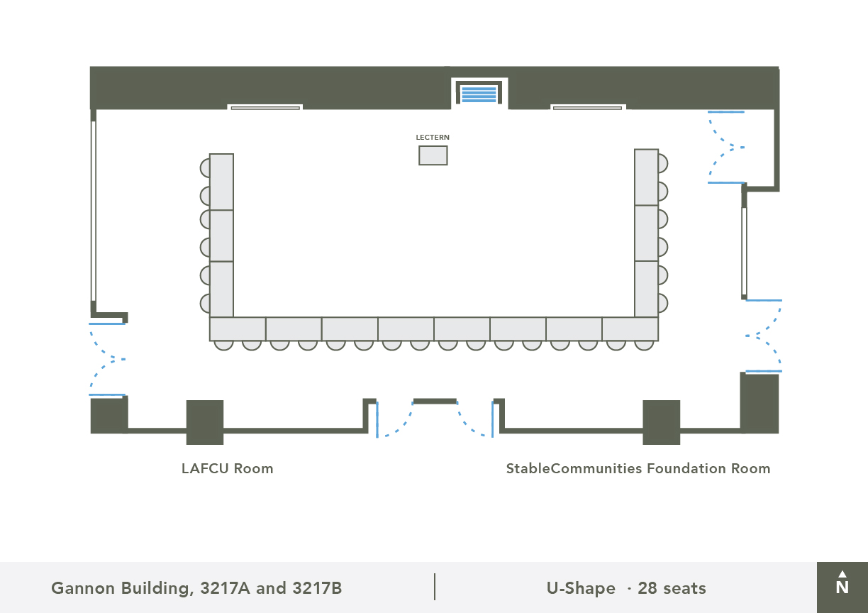 LAFCU and StableCommunities Foundation U-Shape 28 seats