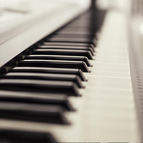 Piano keys.