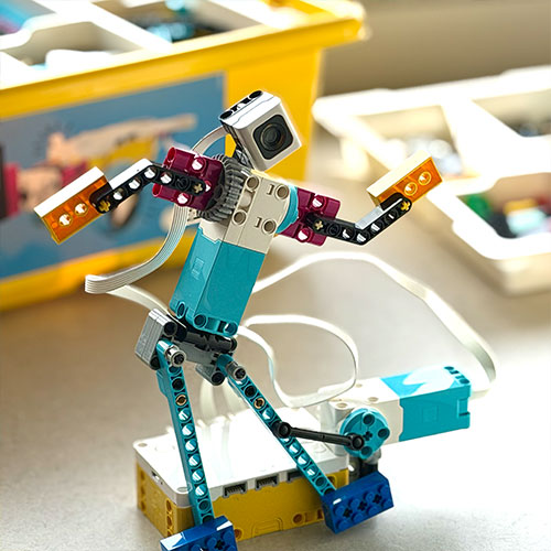 Lego robot ballerina.