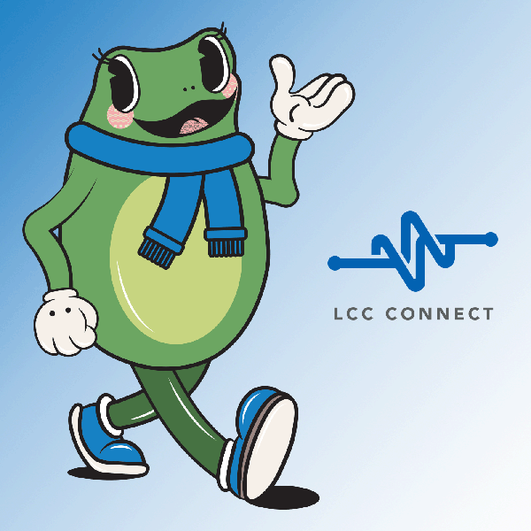 Lille, the LCC Connect spokesfrog