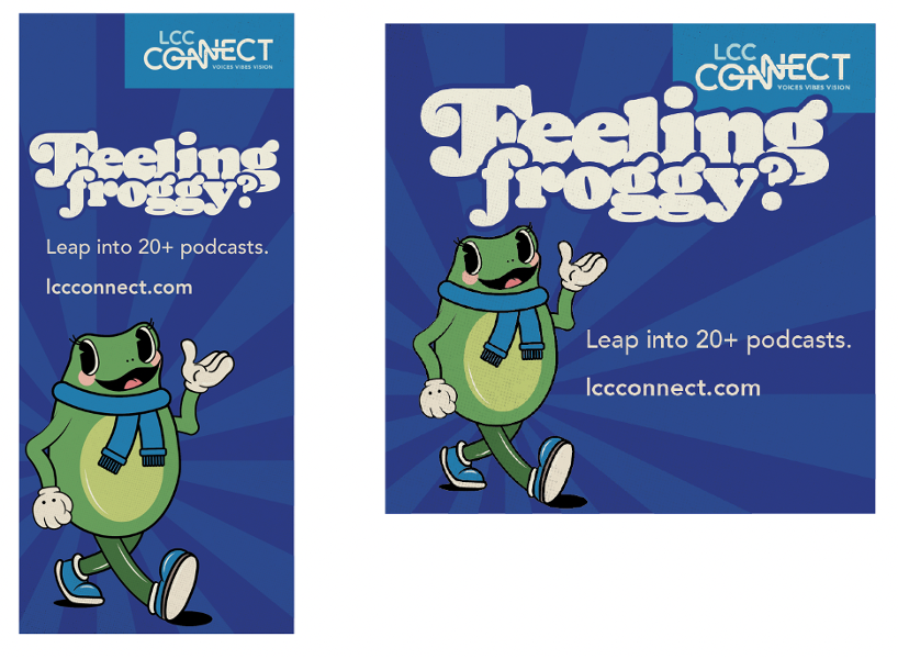 Initial Lillie campaign digital ads on local news websites