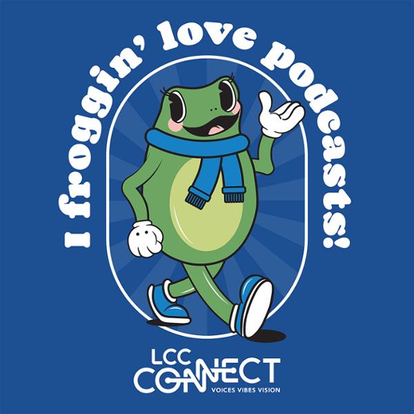 Lillie t-shirt 2025 campaign "I Froggin Love Podcasts"