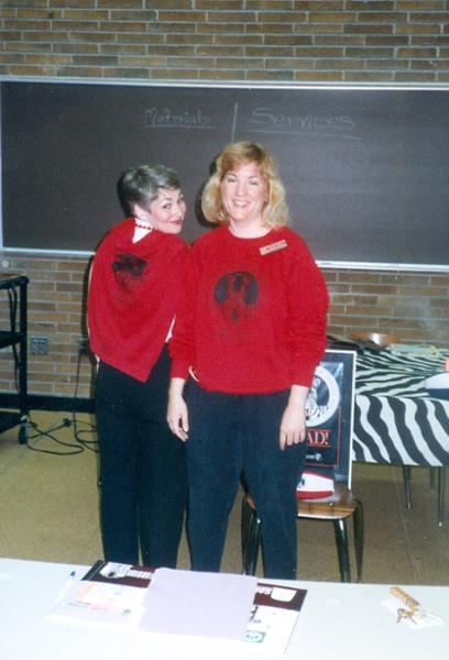 Anne Rau and Suzanne Sawyer in the 90's