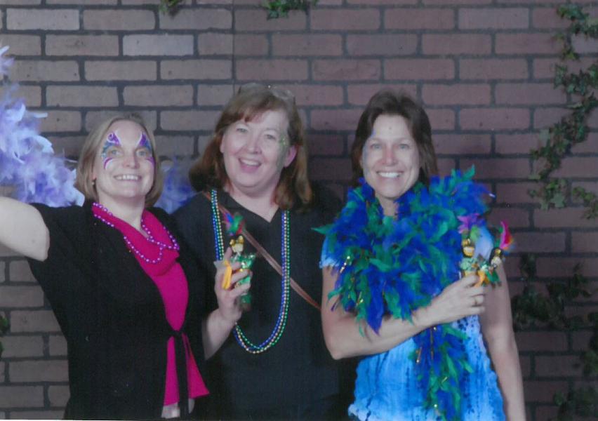 Brenda Young, Stephanie, and Diane at a conference