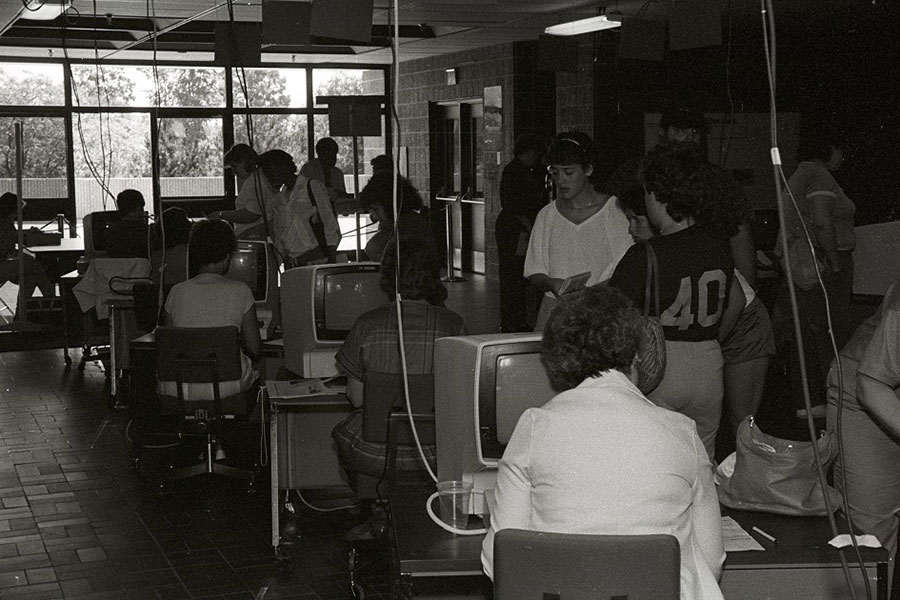 Registration in the Gannon Building - ca. 1980s