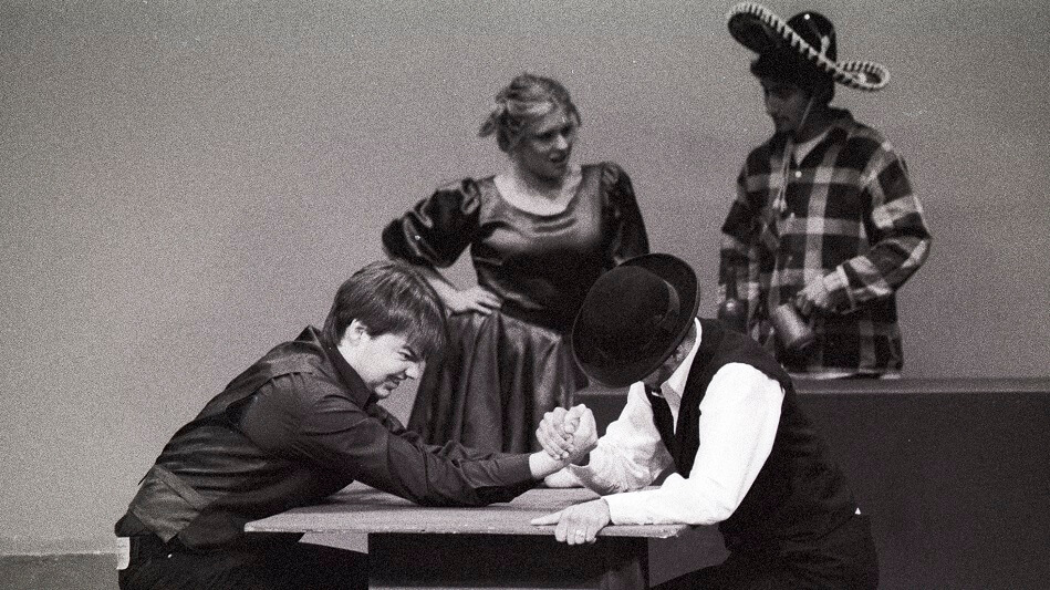 A scene from a performance in the Dart Auditorium - ca. 1980s