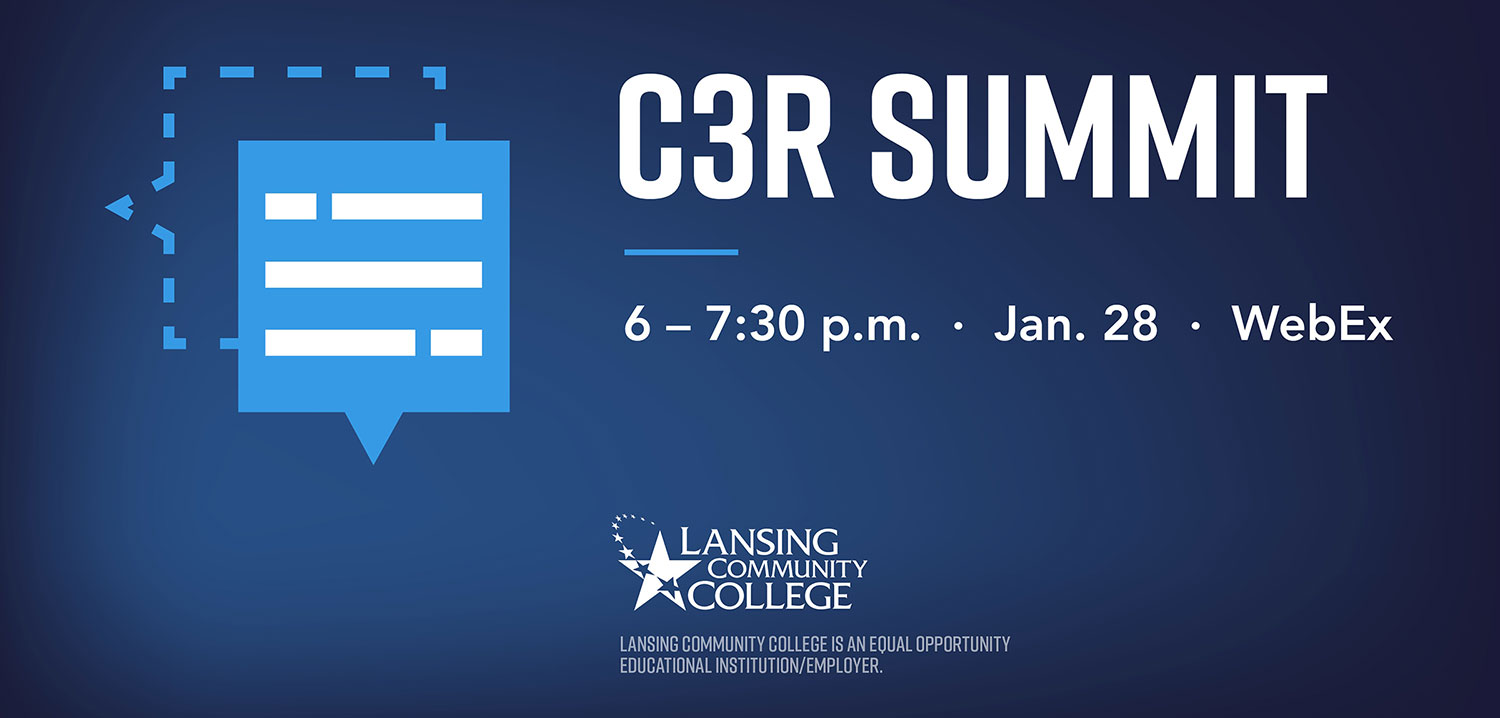 The Coalition for College and Career Readiness (C3R) Summit will be held virtually at 6 p.m. Thursday, Jan. 28.