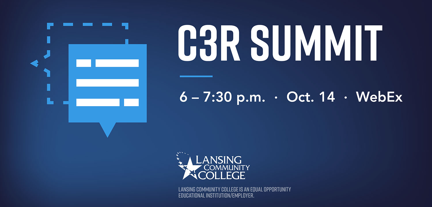 The Coalition for College and Career Readiness (C3R) Summit will be held from 6-7:30 p.m. Thursday, Oct. 14 via WebEx