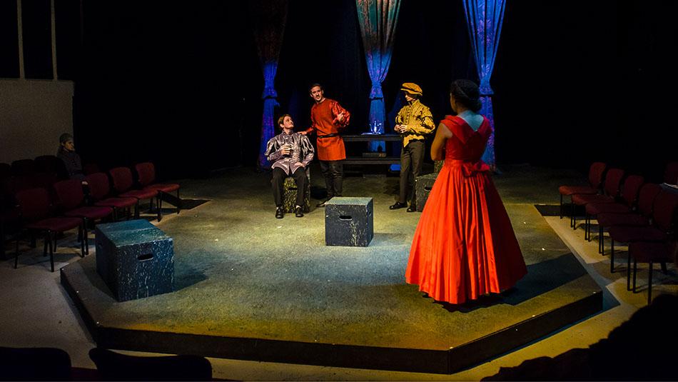 Students perform play in the Black Box Theatre